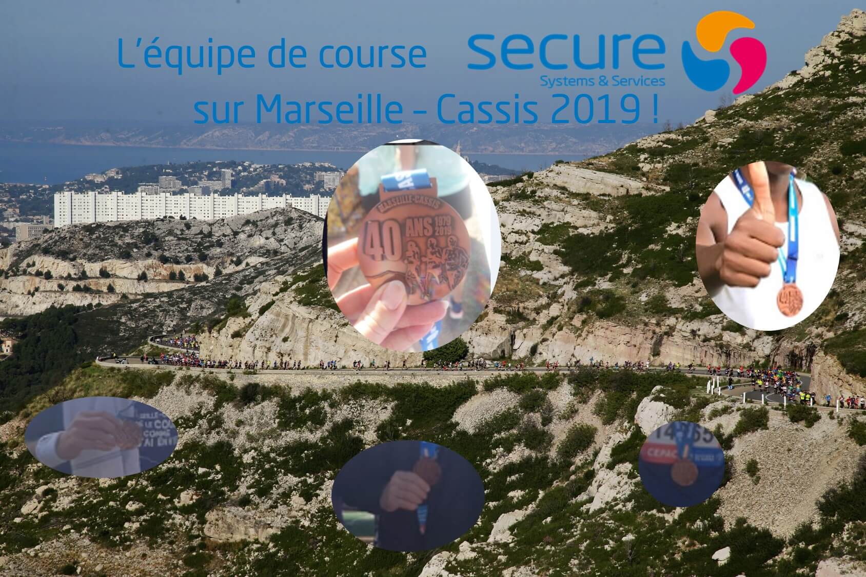 Challenge réussi pour la Team SECURE sur Marseille-Cassis 2019 ! : )